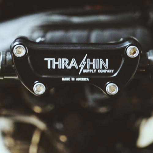 Thrashin Supply Handlebar Top Clamp for Harley - Twice Cut