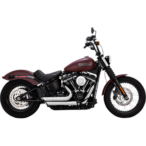 Vance & Hines Shortshots Staggered Exhaust for 2018-2024 Harley Softail - Chrome