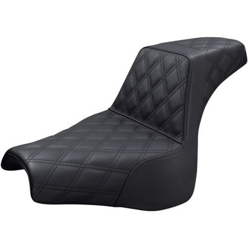 Saddlemen Full LS Step-Up Seat for 2018-2024 Harley Fat Bob - Black