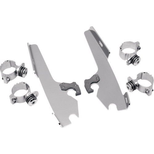 Memphis Shades Batwing Fairing Trigger Lock Mounting Kit for 1999-2017 Harley Dyna