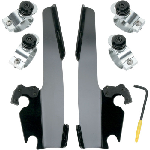 Memphis Shades Batwing Fairing Trigger Lock Mounting Kit for 1996-2018 Harley Sportster