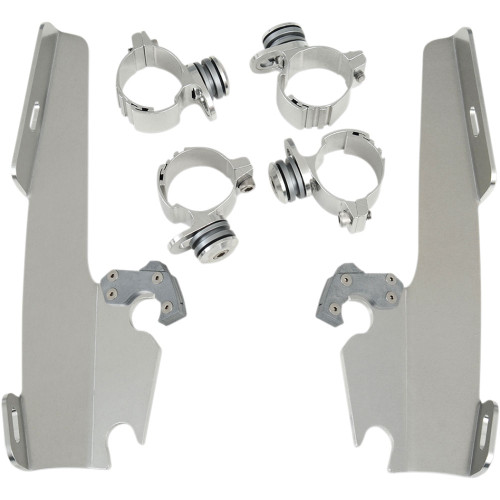 Memphis Shades Batwing Fairing Trigger Lock Mounting Kit for 1996-2018 Harley Sportster