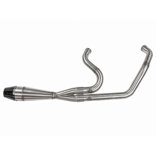 Sawicki 2-1 Stainless Mid-Length Exhaust for 2018-2024 Harley Softail - Brushed