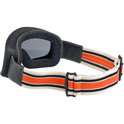 Biltwell Overland 2.0 Racer Goggle - Black/Cream/Orange