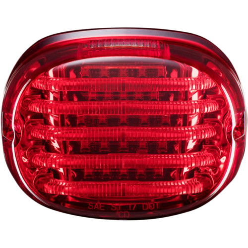 Custom Dynamics Probeam Squareback LED Tail Light for Harley - Red