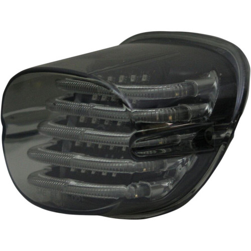 Custom Dynamics Probeam Squareback LED Tail Light for Harley - Smoke