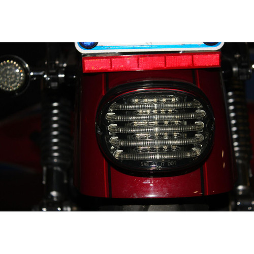 Custom Dynamics Probeam Low Profile LED Tail Light for Harley - Smoke