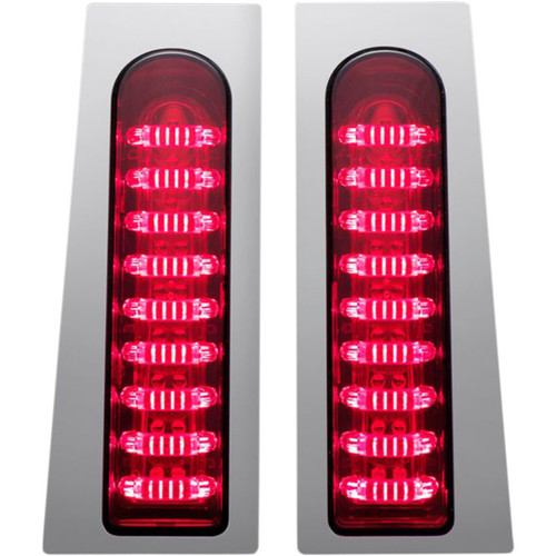 Custom Dynamics Probeam Fillerz Saddlebag LED Lights for 2014-2023 Harley Touring - Chrome