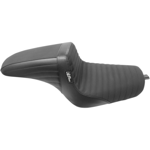 Le Pera Kickflip Seat for 2010-2020 Harley Sportster - Pleated w/ Grip Tape