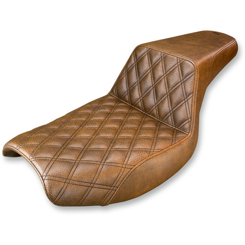 Saddlemen Front LS Step Up Seat for Harley FXR - Brown