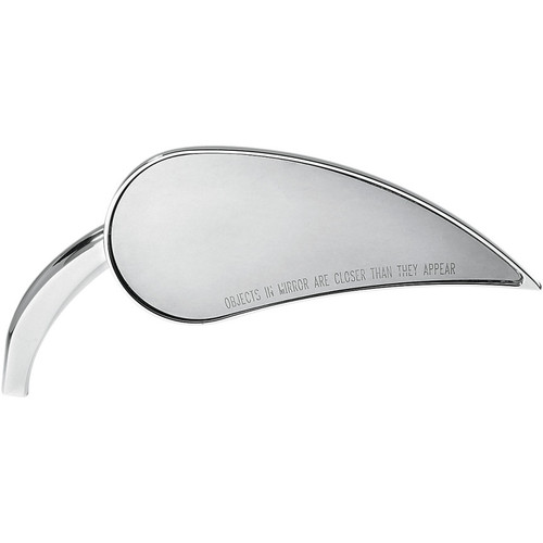Arlen Ness Rad III Mirrors for Harley - Chrome