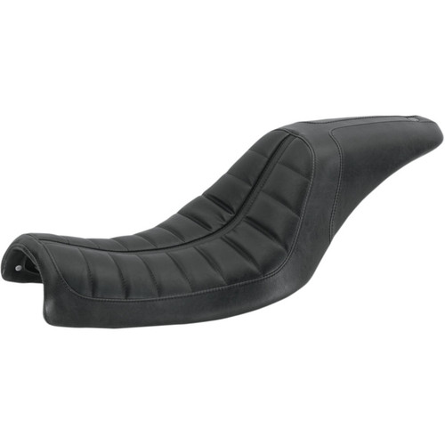 Roland Sands Enzo 2-Up Seat for 2006-2017 Harley Dyna - Black