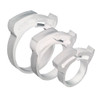 Plastic Snapper Hose Clamp WHITE