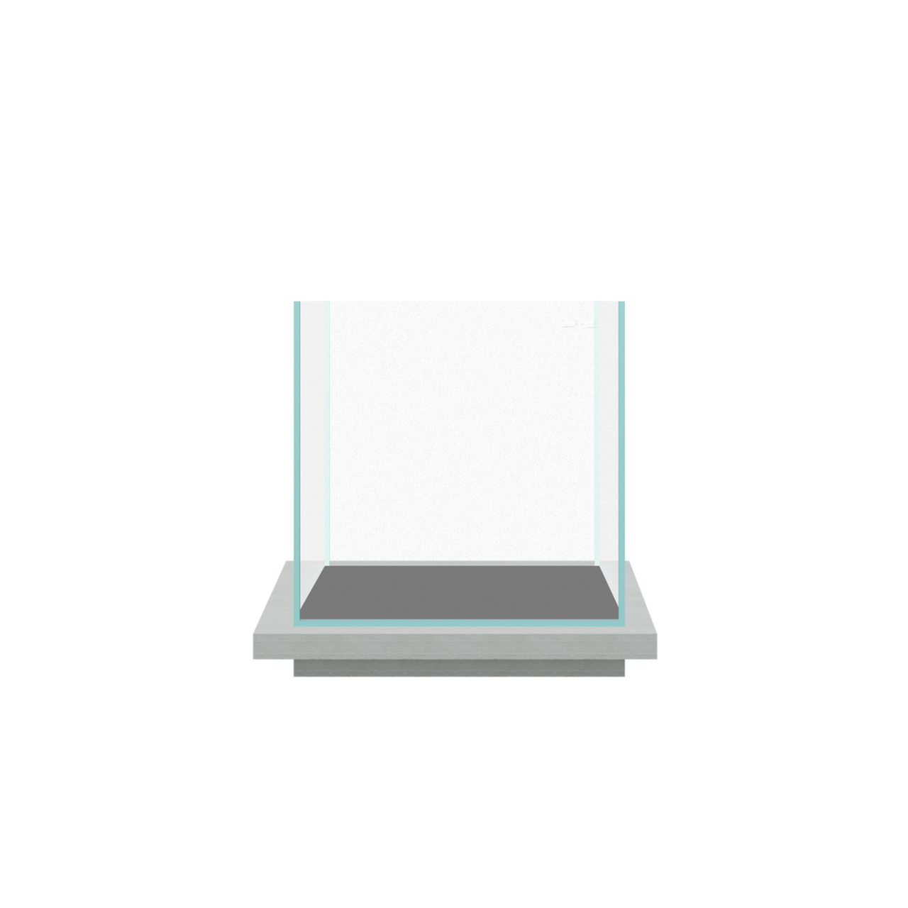 Tideline 4.1G Studio Cube Pedestal - Gray (11.9"x11.9"x1.5")