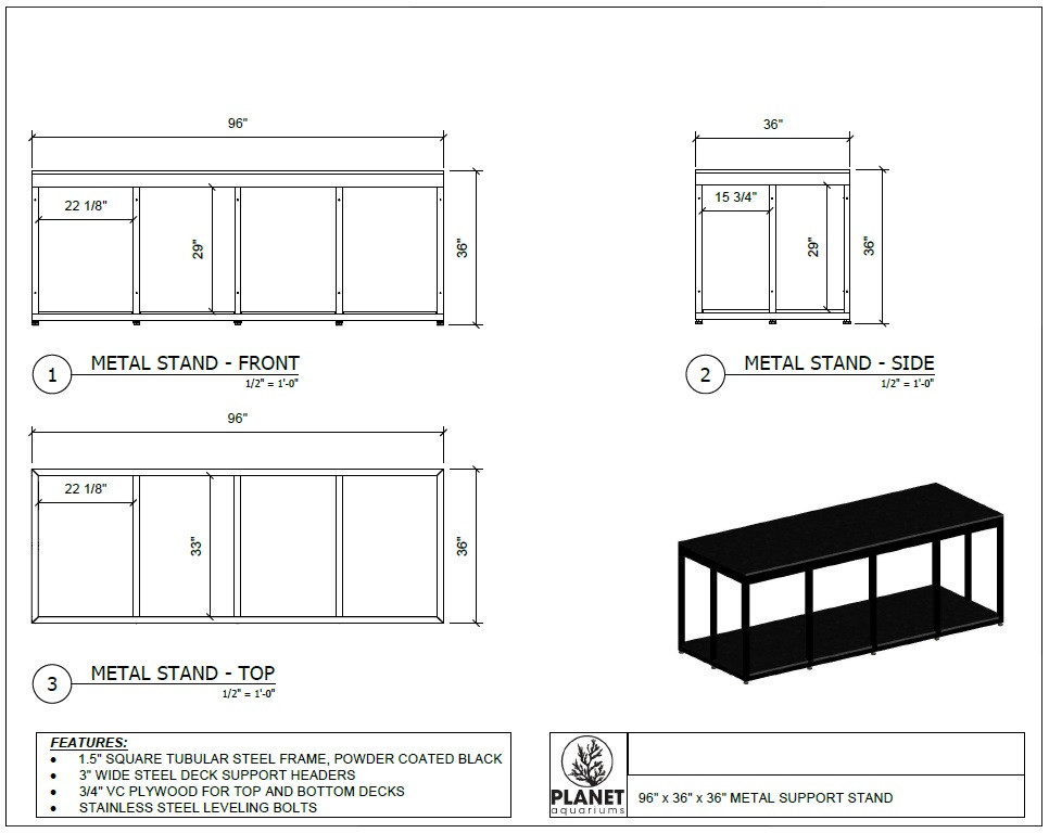 96" Metal Support Stands *LOCAL ONLY, NO OUT OF STATE SHIPPING/Price Match Guarantee*
