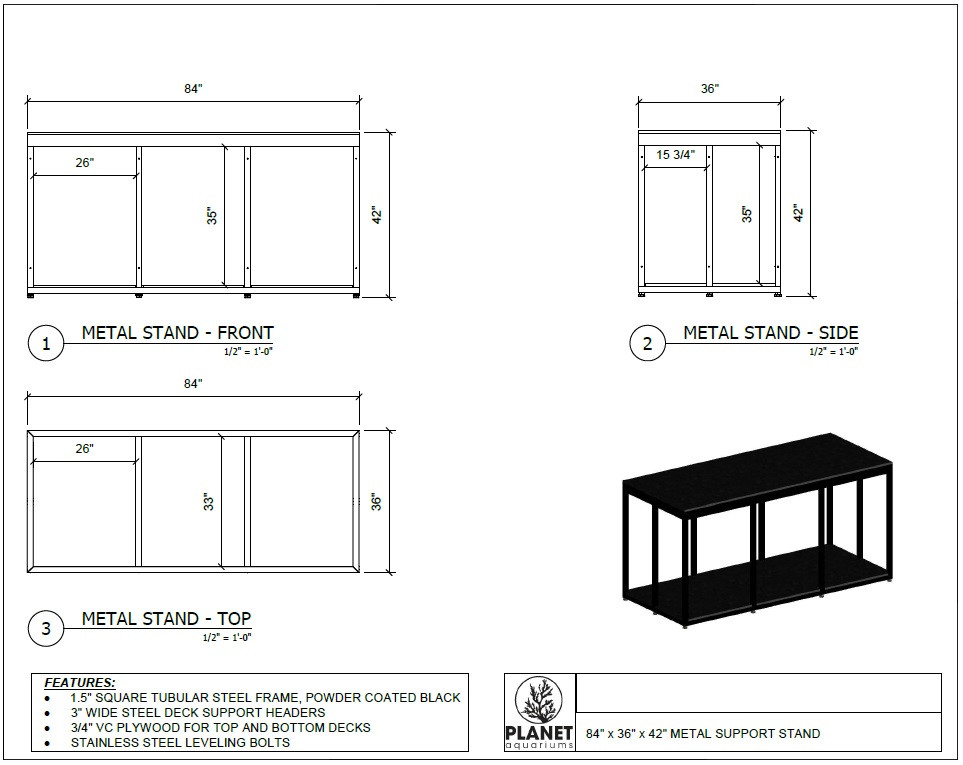 84" Metal Support Stands *LOCAL ONLY, NO OUT OF STATE SHIPPING/Price Match Guarantee*