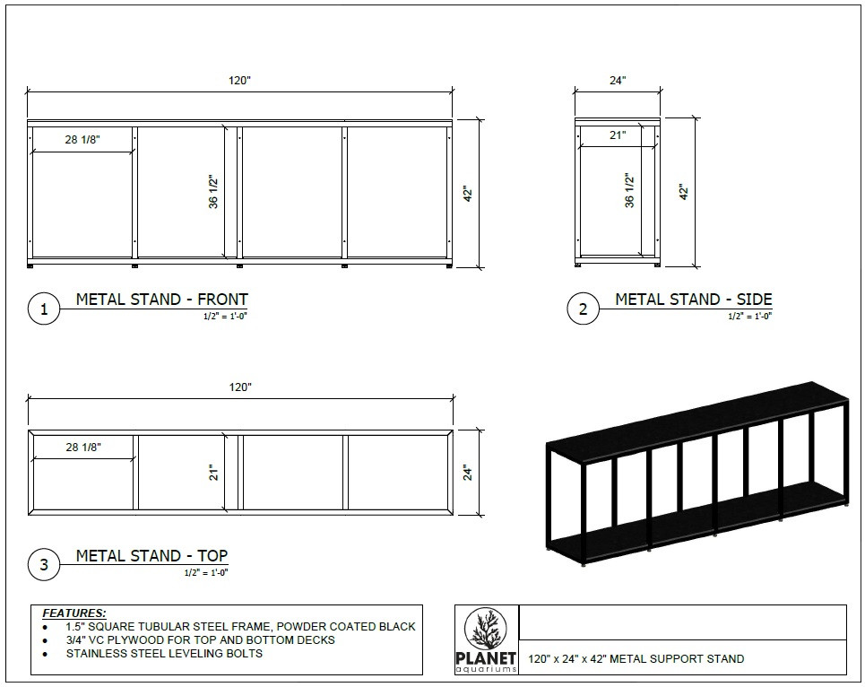 120" Metal Support Stands *LOCAL ONLY, NO OUT OF STATE SHIPPING/Price Match Guarantee*