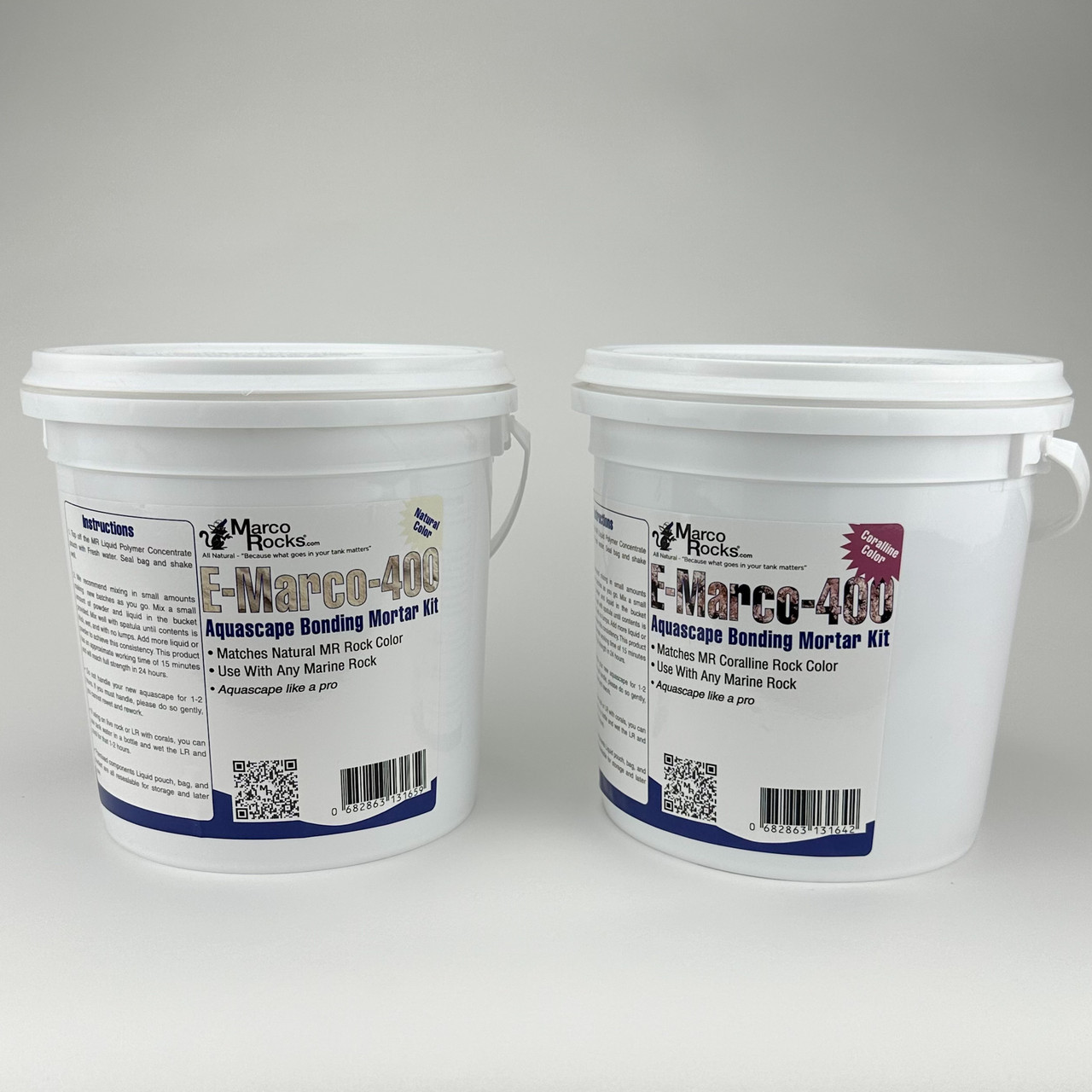 E-Marco-400 Aquascaping Mortar Complete Kit - Natural or Coralline