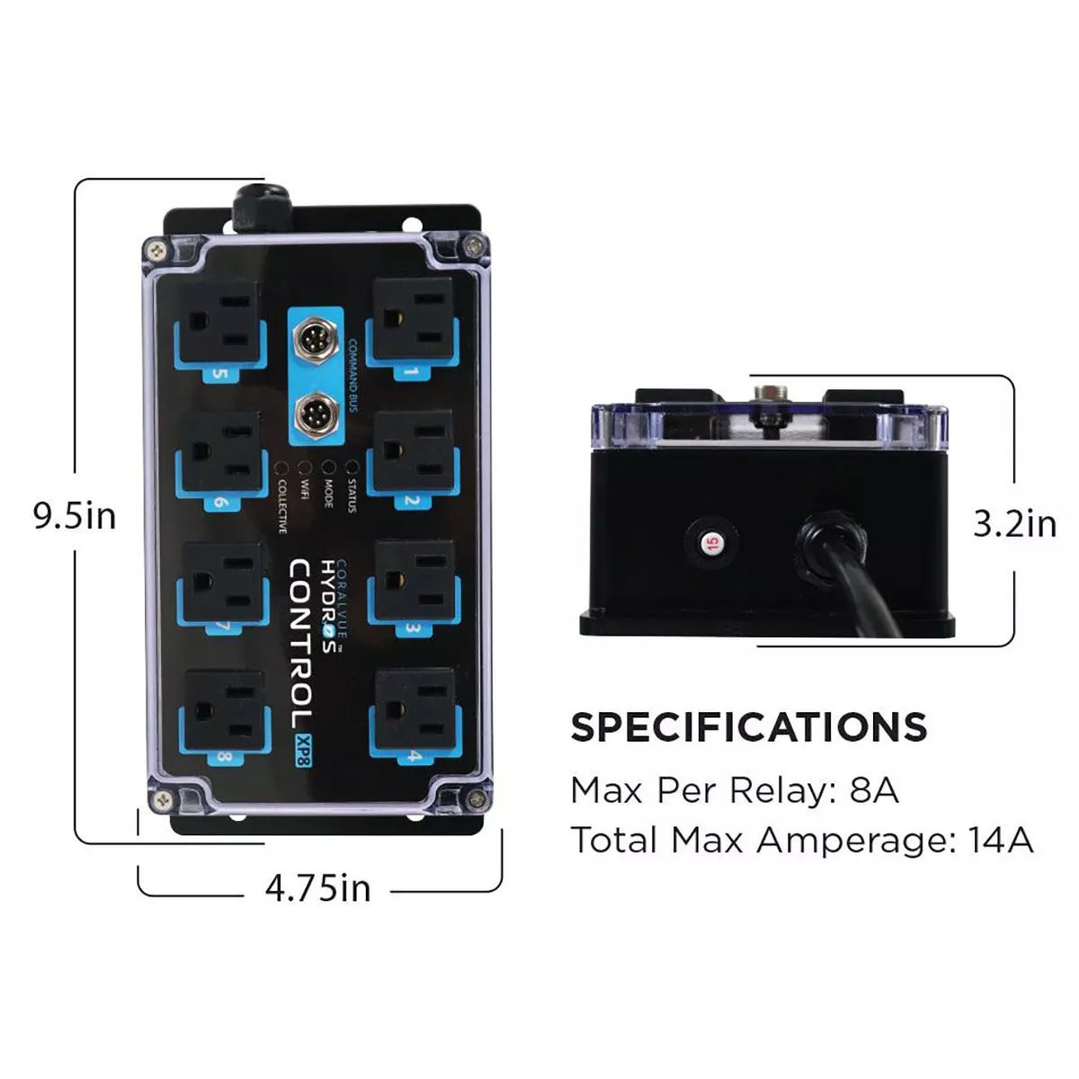 1Coralvue Hydros Control XP8 Energy Bar Aquarium Controller