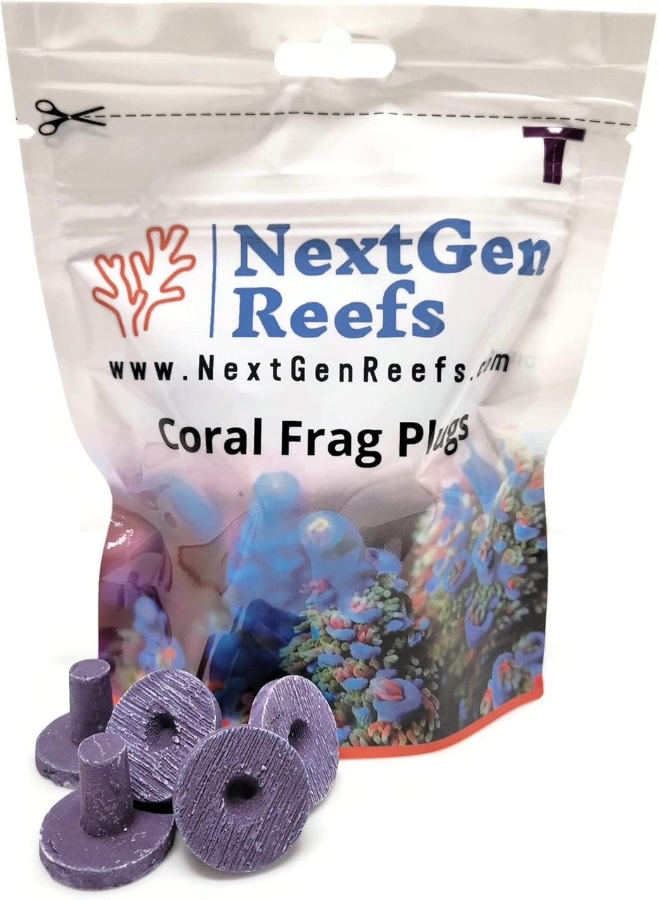NextGen 1" Ceramic Coral Frag Plugs 25pc