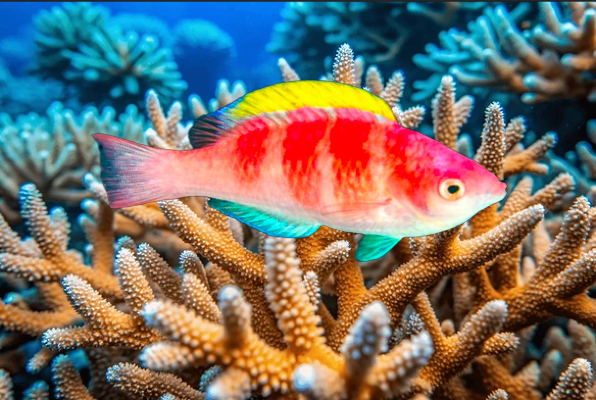 + Yellow Fin Fairy Wrasse < 2" *PLEASE CONTACT FOR AVAILABILITY BEFORE ORDERING