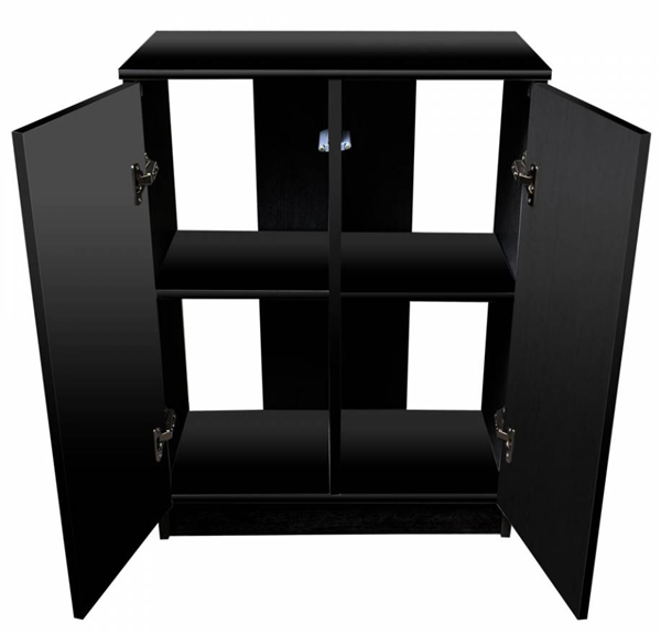 AQUATOP Forza Premier 2 Door Cabinet for Standard 15 Gallon and 20 Gallon Extra High Tanks, Black *LOCAL ONLY, NO OUT OF STATE SHIPPING*
