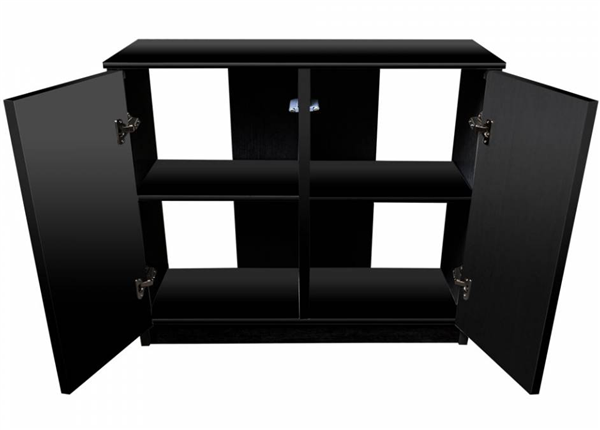 AQUATOP Forza Premier 2 Door Cabinet for 30/40 Breeder, 50 & 65 Gallon Tanks, Black *LOCAL ONLY, NO OUT OF STATE SHIPPING*