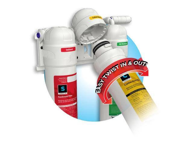 Aquatic Life Twist-In 4 Stage RO/DI Unit 100 GPD