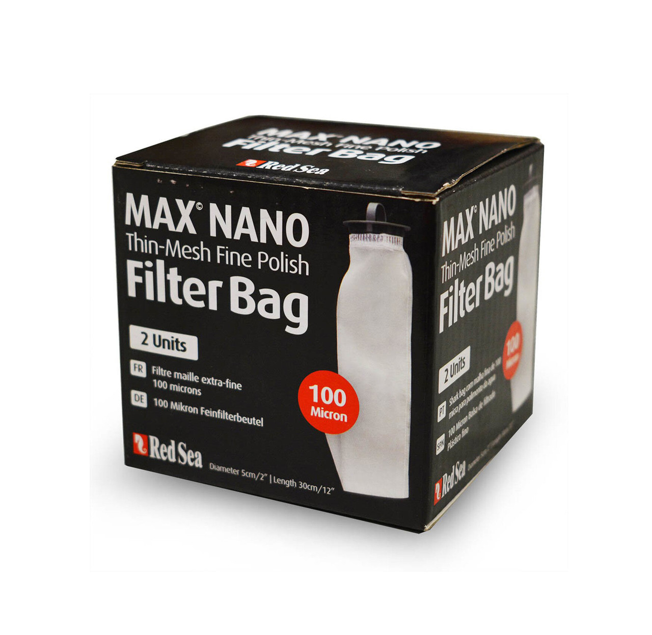 Red Sea Max Nano 100 Micron Thin Mesh Filter Sock (2 Units)