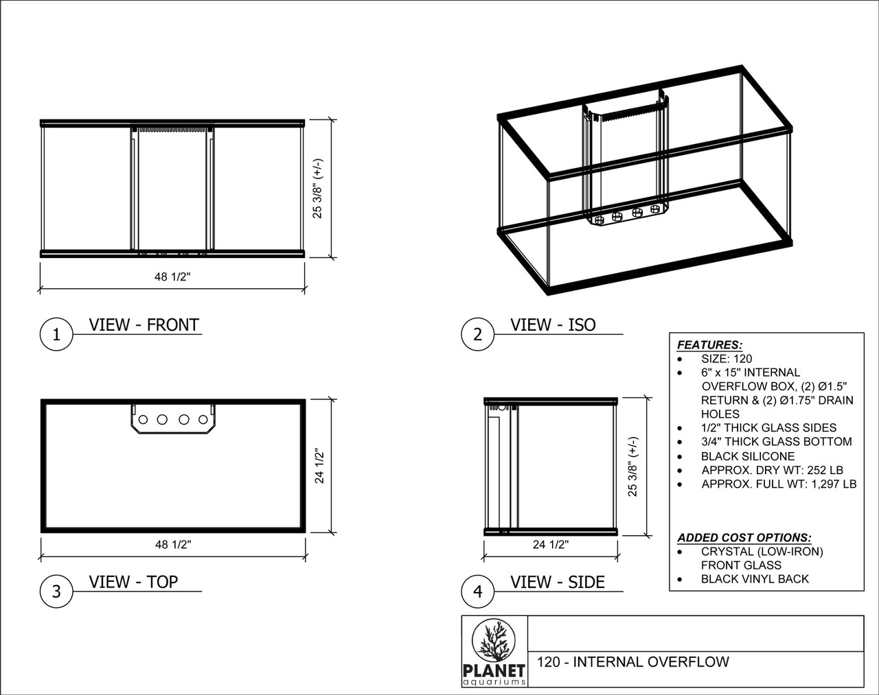 Planet 48" Aquariums *LOCAL ONLY, NO OUT OF STATE SHIPPING/Price Match Guarantee*