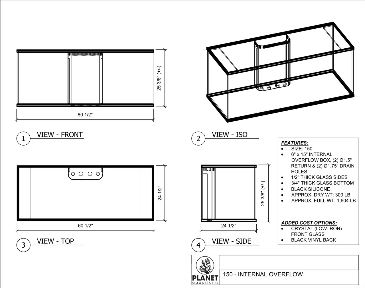 Planet 60" Aquariums *LOCAL ONLY, NO OUT OF STATE SHIPPING/Price Match Guarantee*