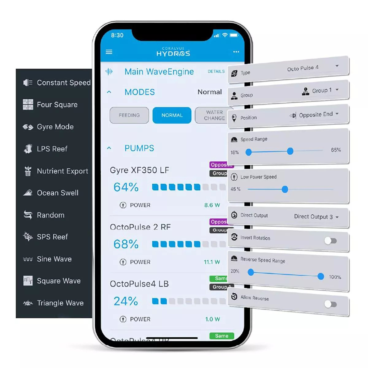 Coralvue Hydros WaveEngine V2 Standard Multi Pump Controller