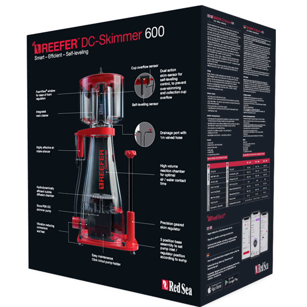 Red Sea REEFER ReefRun DC Pump Skimmer 300 w/ Controller