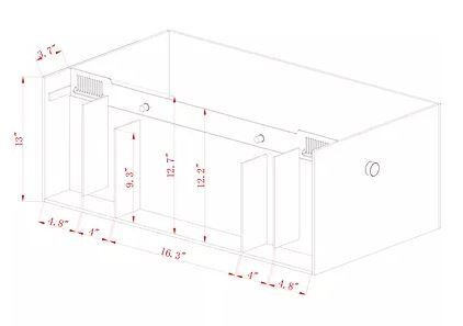 Fusion Pro 2 | 40L AIO Aquarium w/ APS Stand - White. *LOCAL ONLY, NO OUT OF STATE SHIPPING/Price Match Guarantee*