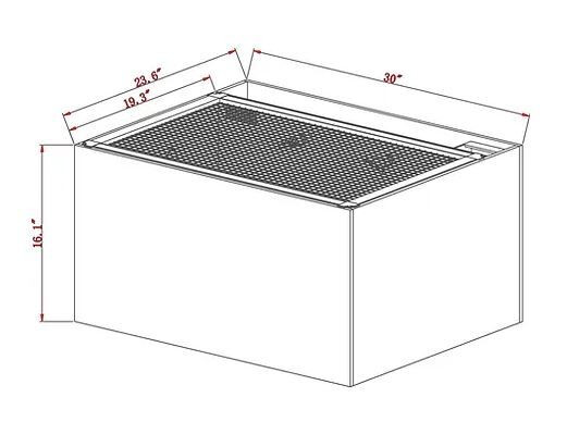 Fusion Pro 2 | 50 AIO Lagoon Aquarium w/ APS Stand - White *LOCAL ONLY, NO OUT OF STATE SHIPPING/Price Match Guarantee*