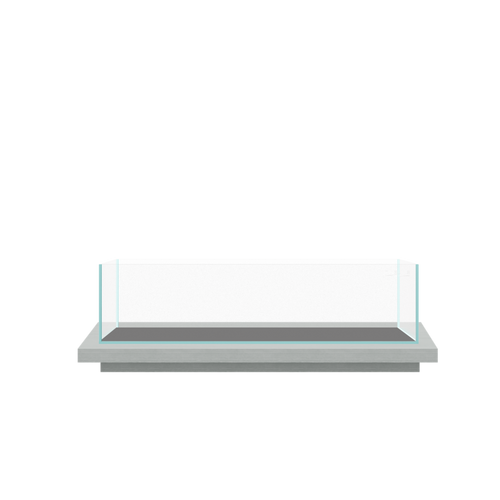 Tideline 3.2G Studio Bookshelf Pedestal - Gray (19.8"x7.9"x1.5")