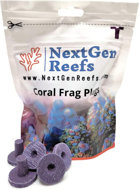 NextGen 1" Ceramic Coral Frag Plugs 25pc