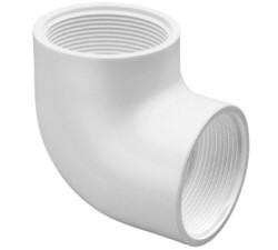PVC Elbow TxT WHITE