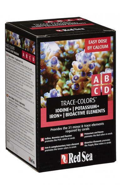 Red Sea Coral Coloration ABCD Supplements - 100ml - 4 pk