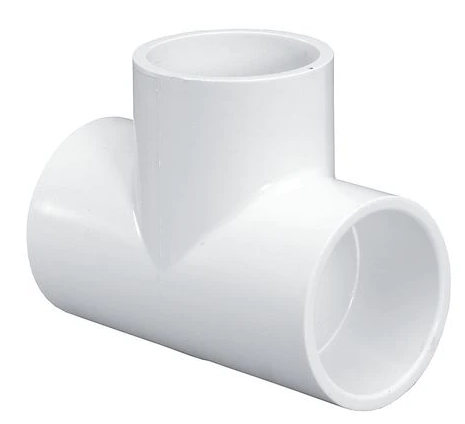 PVC Tee Slip x Slip x Slip WHITE