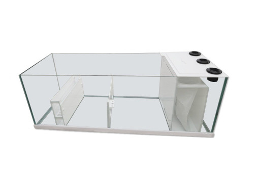 PRO 48" Rimless Glass Sump - White *LOCAL ONLY, NO OUT OF STATE SHIPPING/Price Match Guarantee*