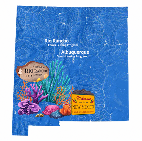 160Gal - 195Gal Aquarium Coral Leasing Program (Albuquerque & Rio Rancho)