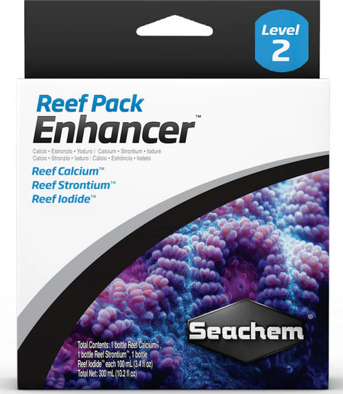 Seachem Reef Pack: Enhancer 3 x 100mL (Reef Calcium, Strontium, Iodide)