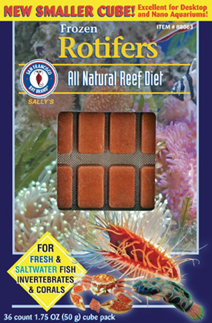 SFBB Rotifiers Fish Food Cubes 1.75oz *LOCAL ONLY, NO OUT OF STATE SHIPPING*