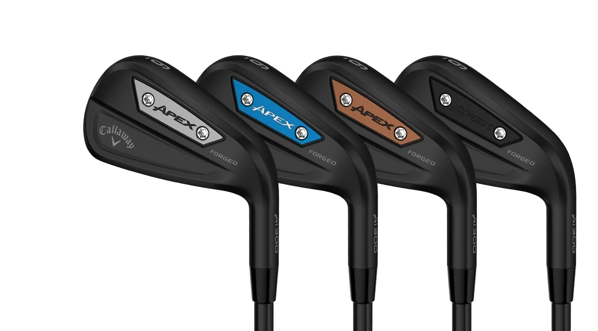 2025 Callaway Apex Ai300 Irons - Black - Game-Improvement Forged 