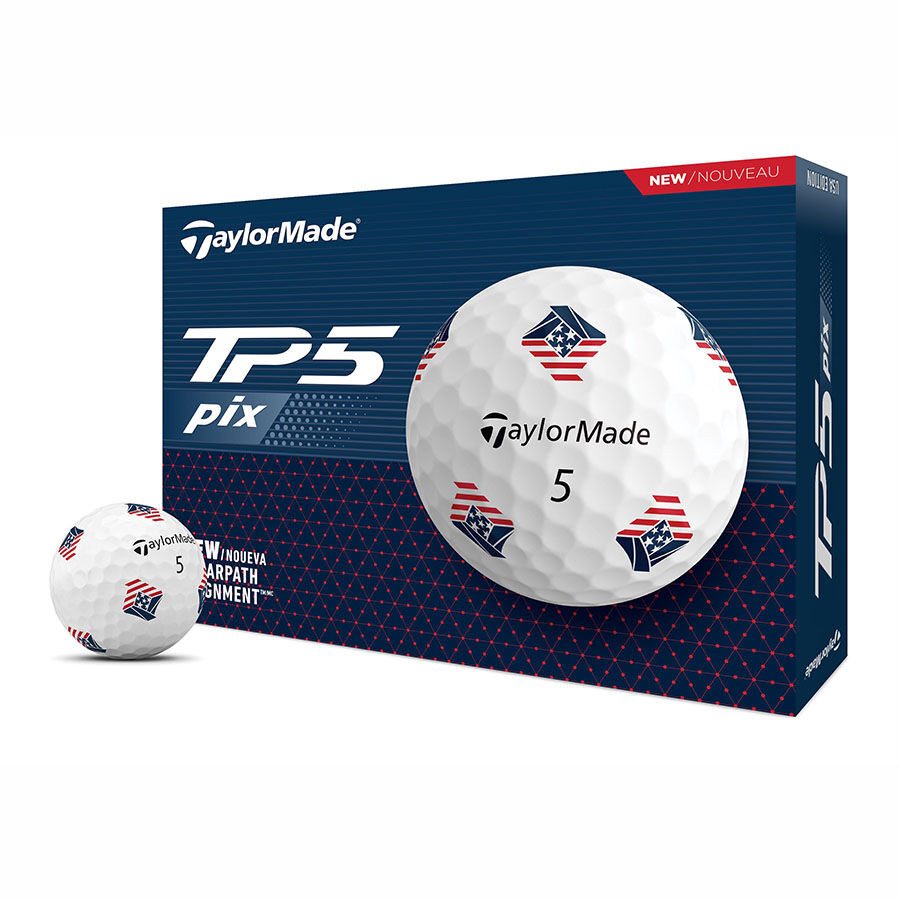 TaylorMade TP5 / TP5x Pix 3.0 Golf Balls – ClearPath Alignment