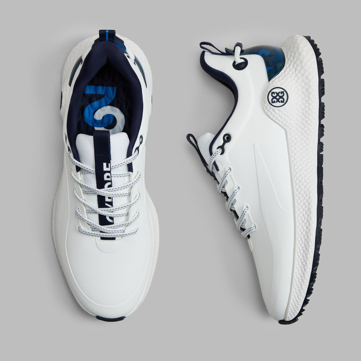 Men's Spikeless G/FORE MG4+ O2 Camo Accent Golf Shoes - Breathable