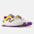 WHITE with ELECTRIC PURPLE