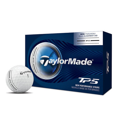 TaylorMade TP5 & TP5x Tour Stripe Half Dozen Golf Balls | Clear