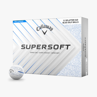 Callaway Supersoft Splatter 360 Golf Balls - Soft Feel & Alignment